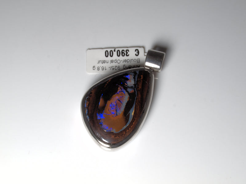 Opalschmuck Anhaenger Silber Opal Australien