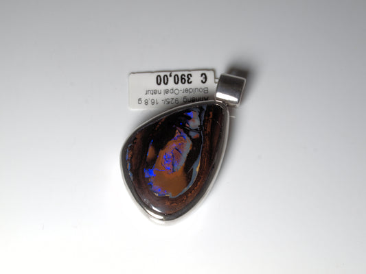 Opalschmuck Anhaenger Silber Opal Australien
