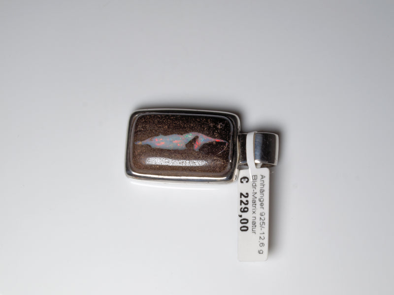 Opalschmuck Anhaenger Silber Opal Australien