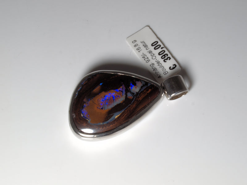 Opalschmuck Anhaenger Silber Opal Australien