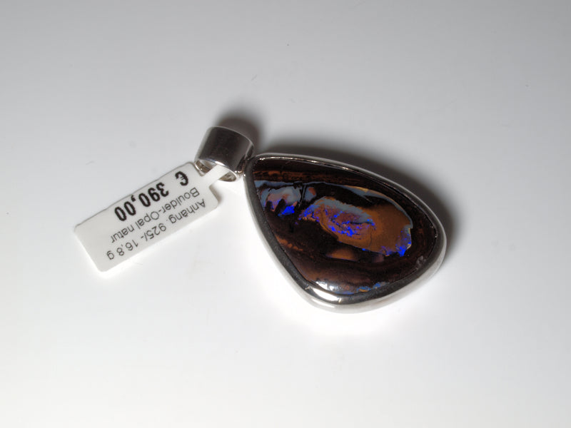 Opalschmuck Anhaenger Silber Opal Australien