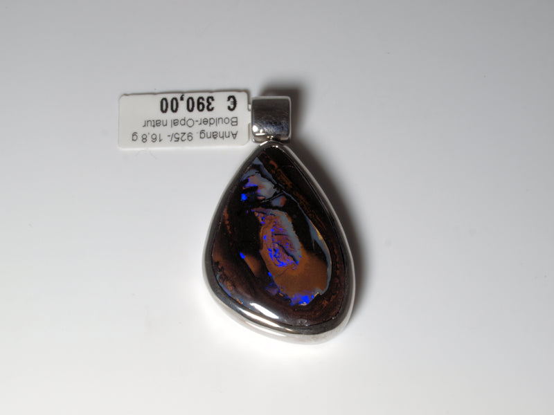 Opalschmuck Anhaenger Silber Opal Australien