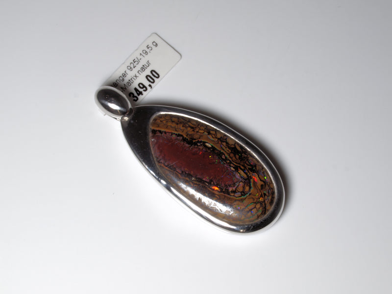 Opalschmuck Anhaenger Silber Opal Australien