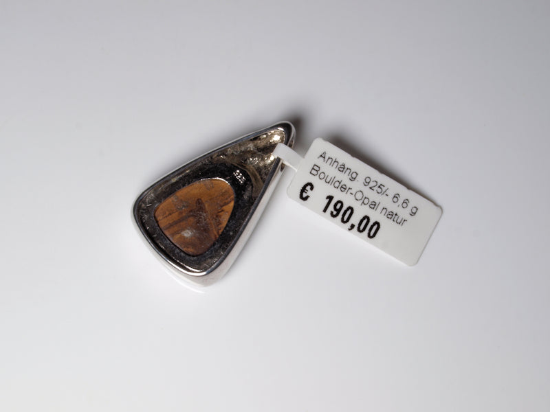 Opalschmuck Anhaenger Silber Opal Australien
