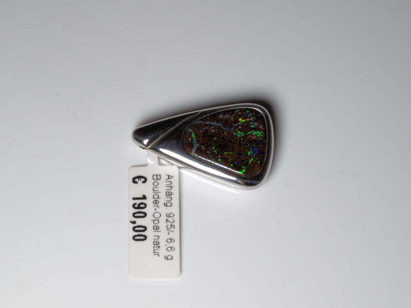 Opalschmuck Anhaenger Silber Opal Australien