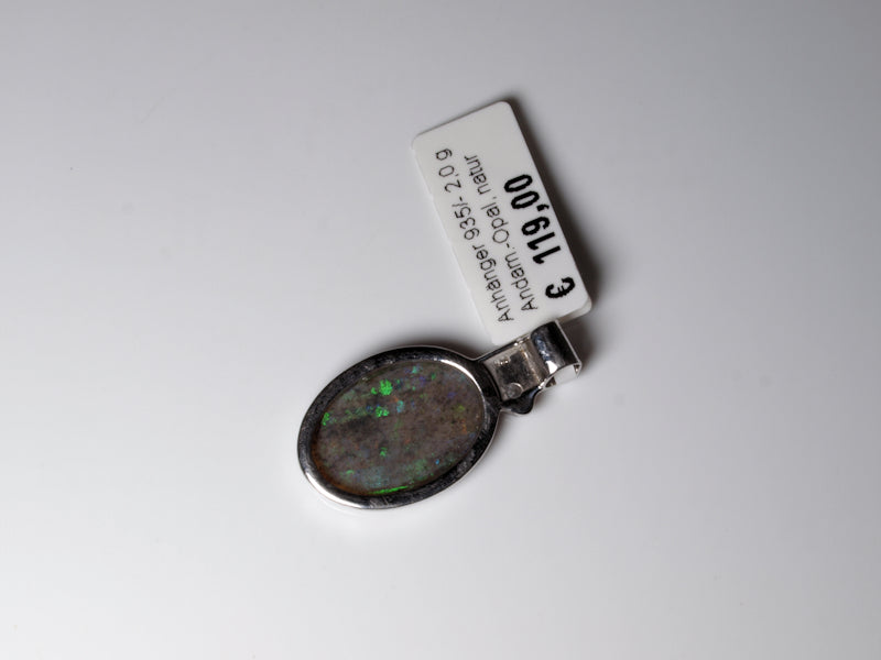 Opalschmuck Anhaenger Silber Opal Australien