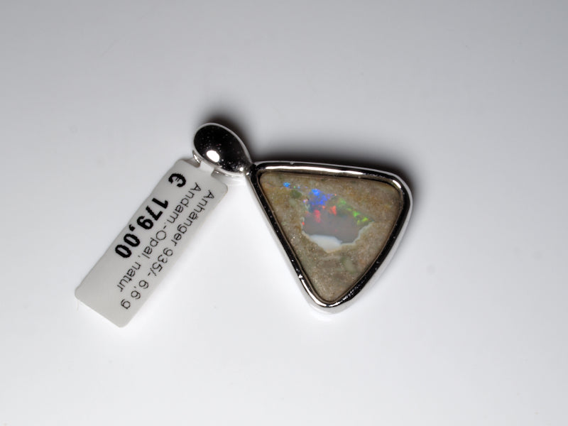 Opalschmuck Anhaenger Silber Opal Australien