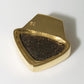 Opalschmuck - Goldschmuck, Anhänger aus Gold mit Boulder-Opal und Diamant