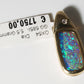 Opalschmuck, Anhänger aus Gold mit Boulder Opal