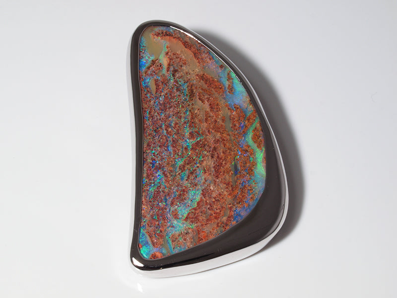 Opal Anhänger aus Silber mit Opal aus Australien