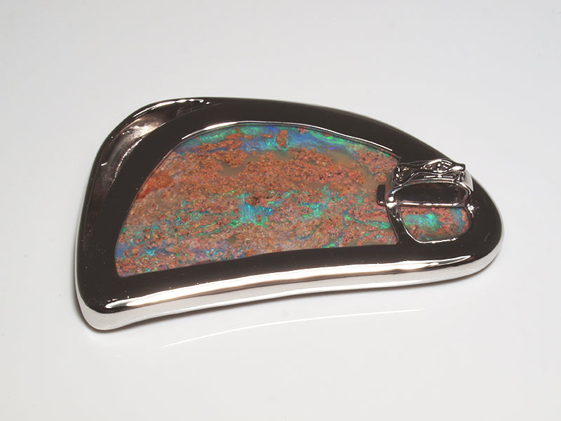 Opalschmuck - Anhänger mit Boulder-Matrix-Opal