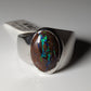 Ring aus Silber mit Opal aus Australien
