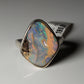 Ring aus Silber mit Opal aus Australien