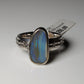 Ring aus Silber mit Opal aus Australien