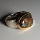 Ring aus Silber mit Opal aus Australien