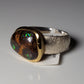 Ring aus Silber mit Opal aus Australien