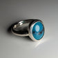 Ring aus Silber mit Opal aus Australien