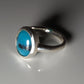 Ring aus Silber mit Opal aus Australien