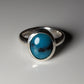 Ring aus Silber mit Opal aus Australien