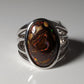 Ring aus Silber mit Opal aus Australien