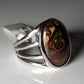 Ring aus Silber mit Opal aus Australien