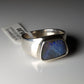 Ring aus Silber mit Opal aus Australien