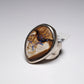 Opalschmuck Ring Silber Opal Australien
