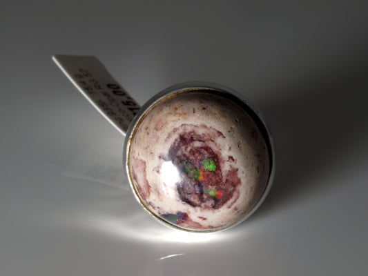 Ring aus Silber mit Opal aus Mexiko