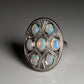 Ring aus Silber mit Opal aus Australien