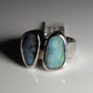 Ring aus Silber mit Opal aus Australien