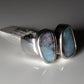 Ring aus Silber mit Opal aus Australien