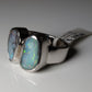 Ring aus Silber mit Opal aus Australien