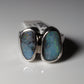 Ring aus Silber mit Opal aus Australien