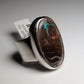 Ring aus Silber mit Opal aus Australien
