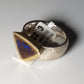 Opalring, Silbering mit Opal aus Australien