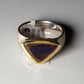 Opalring, Silbering mit Opal aus Australien