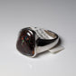 Opalring, Silbering mit Opal aus Australien