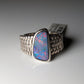 Ring aus Silber mit Opal aus Australien