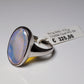 Opalring, Silbering mit Opal aus Australien