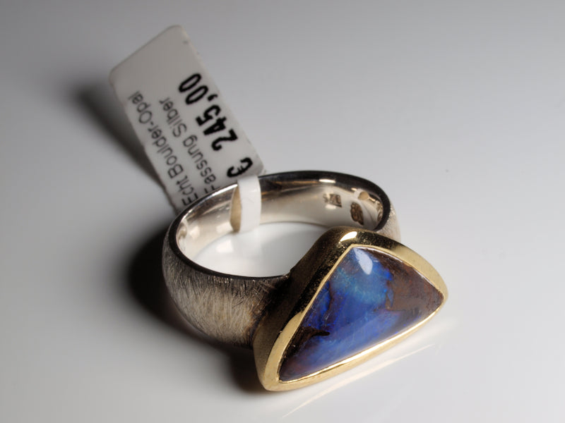 Opalschmuck Ring Silber Opal Australien
