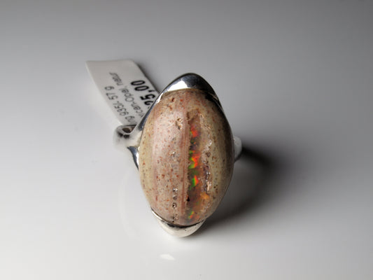 Opalschmuck Ring Silber Opal Mexiko