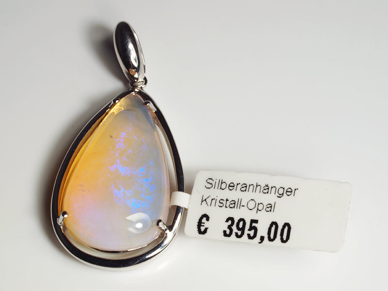 Opal - Silberschmuck, Anhänger mit Kristallopal
