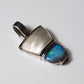 Opalschmuck - Opalanhänger aus Silber, Perlmutt und Boulder-Opal