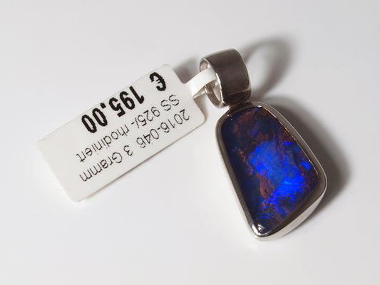 Opalschmuck - Anhänger aus Silber mit Boulder-Opal